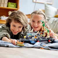 Jurassic World Dinosaur Boat Escape Blocks (308 Pcs)