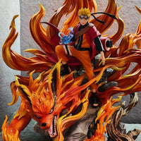 Naruto & Kurama Tailed Beast Statue (43 cm)