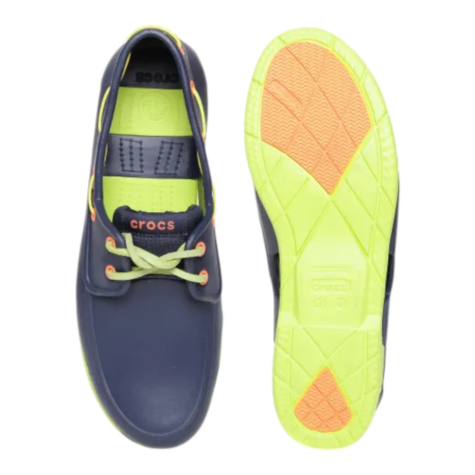 Beach Line Men's Navy Boat Shoes