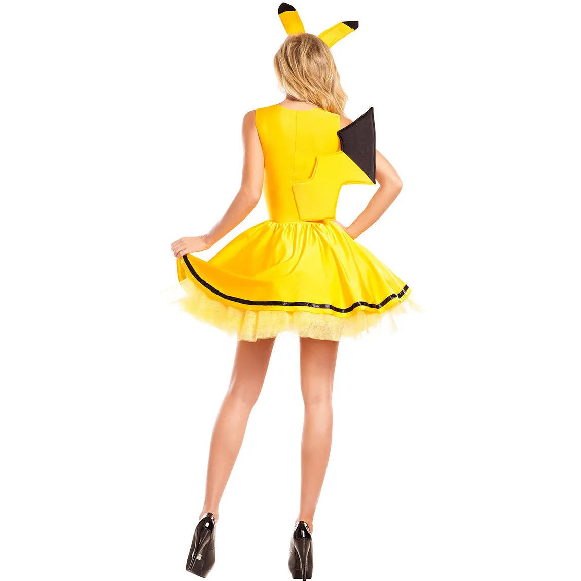 Pokemon Electric Spark Pikachu Dress Costume
