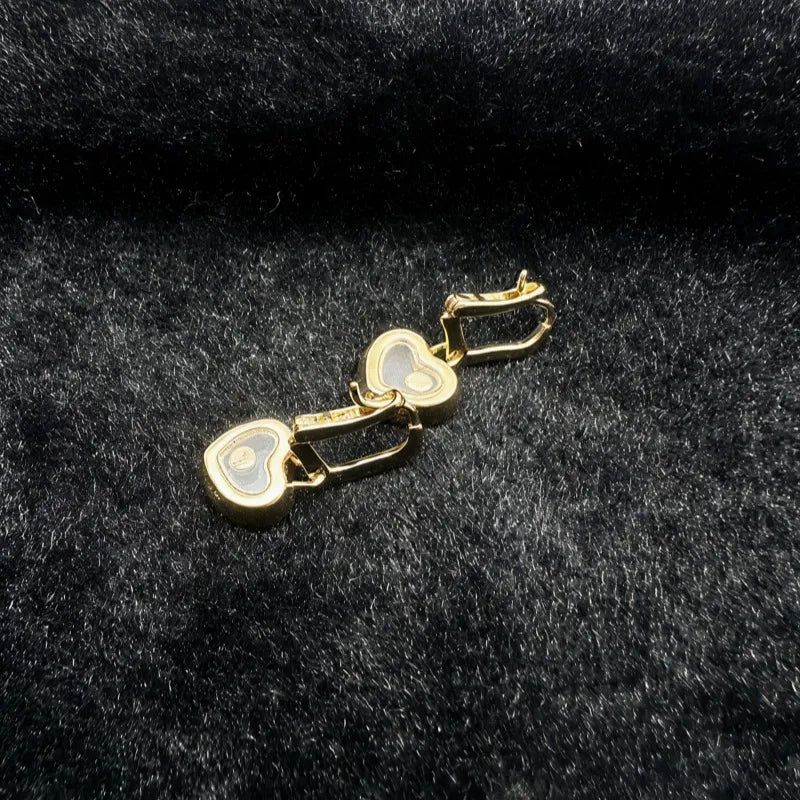 Eternal Romance Floating Heart Earrings