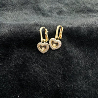 Eternal Romance Floating Heart Earrings