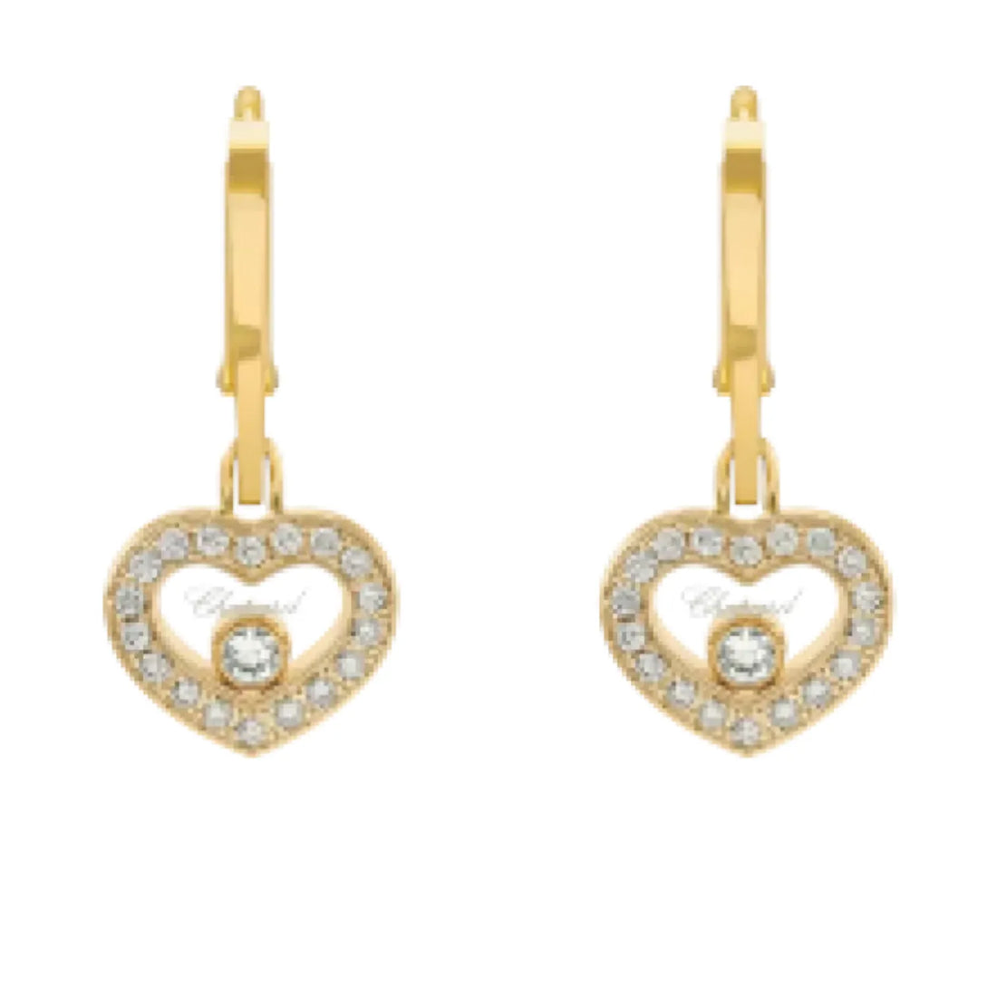 Eternal Romance Floating Heart Earrings