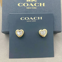 Downtown Coquette Golden Heart Earings