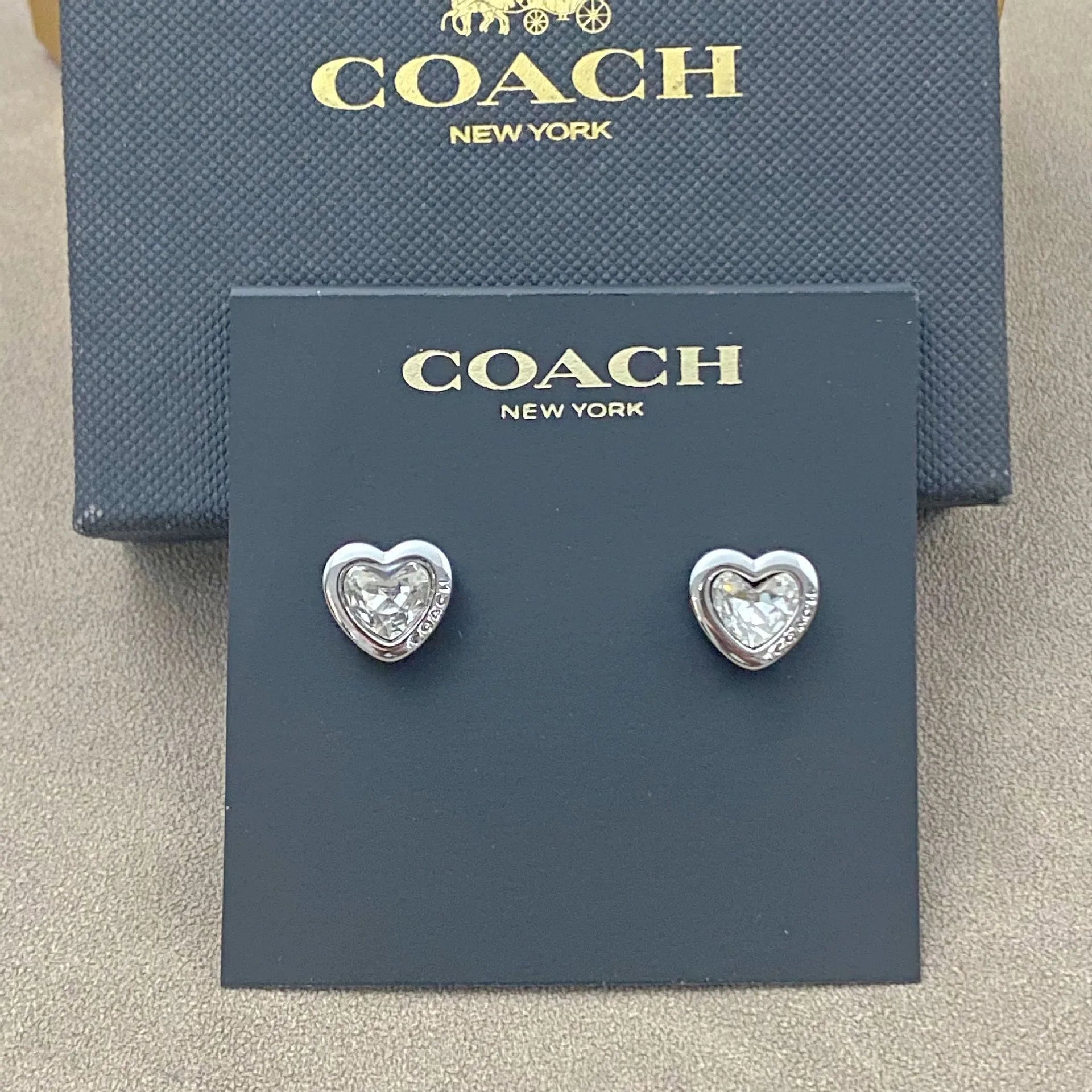 Downtown Coquette Golden Heart Earings