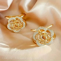 Parisian Rose Vintage Scarf Clip