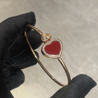 CHPD Mother of Pearl Heart Luxe Bangle