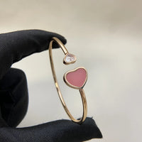 CHPD Mother of Pearl Heart Luxe Bangle