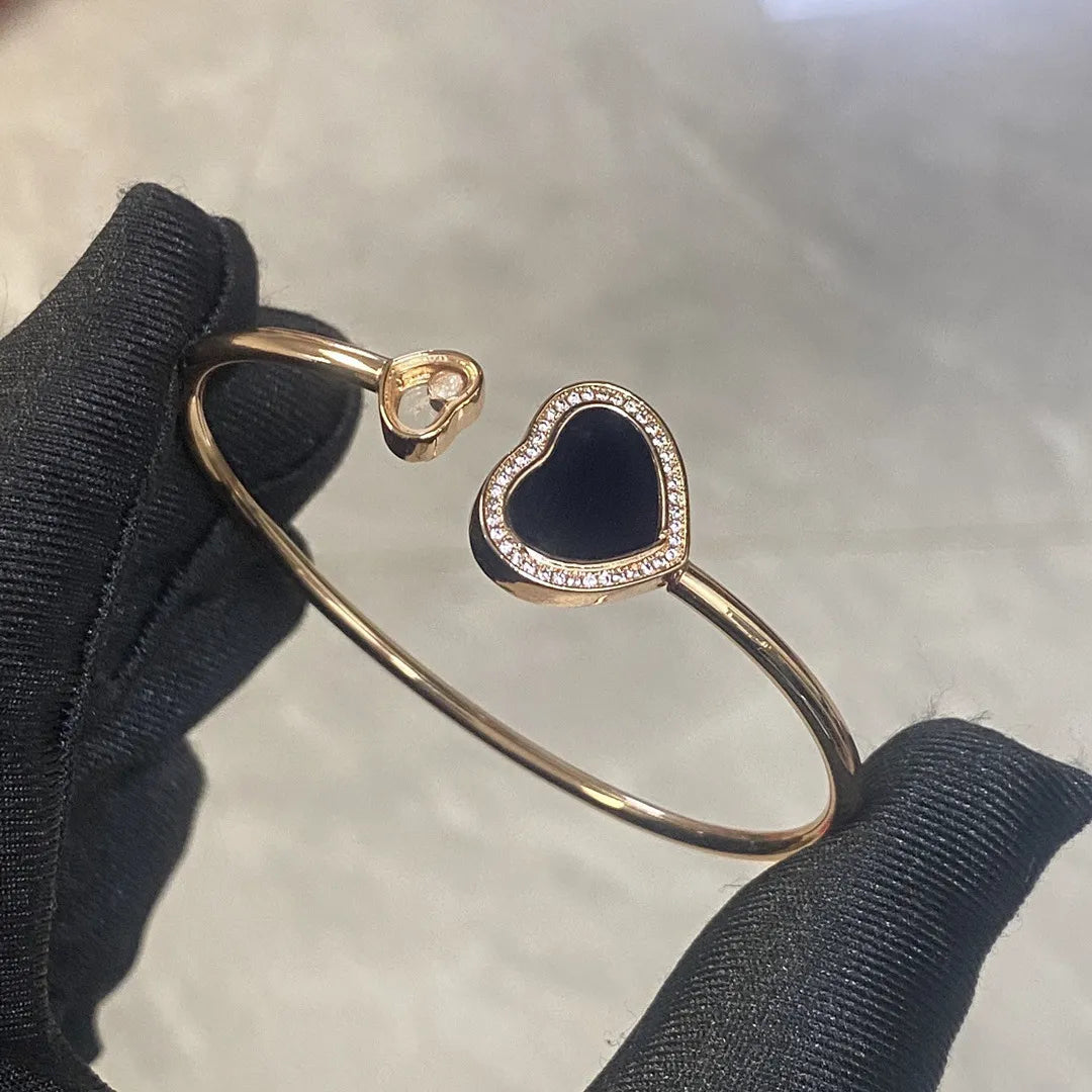 CHPD Mother of Pearl Heart Luxe Bangle