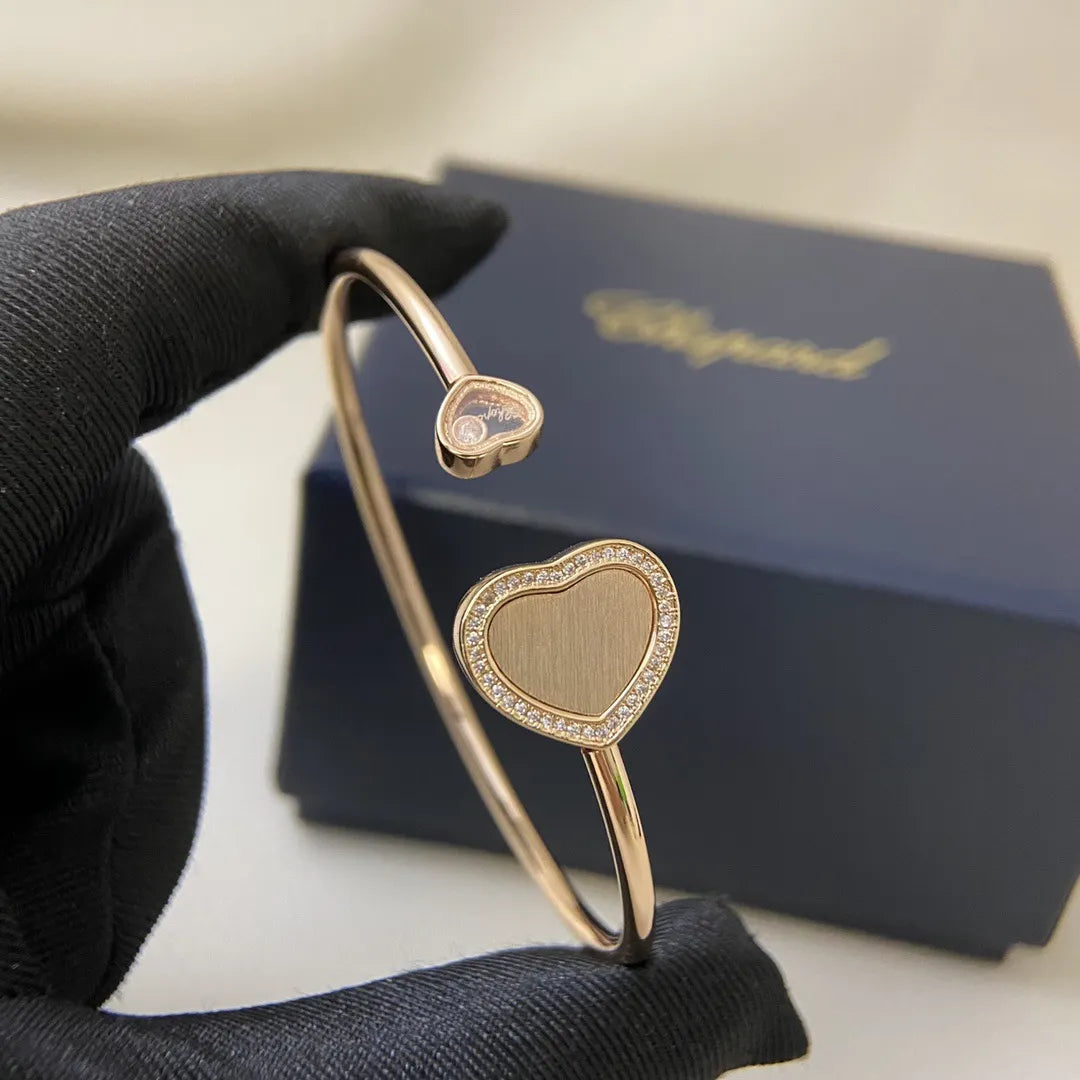 CHPD Mother of Pearl Heart Luxe Bangle