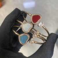 CHPD Mother of Pearl Heart Luxe Bangle