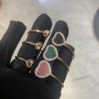 CHPD Mother of Pearl Heart Luxe Bangle