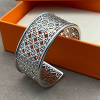 T Luxe Medallion Lace Cuff Bracelet