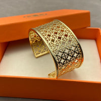 T Luxe Medallion Lace Cuff Bracelet