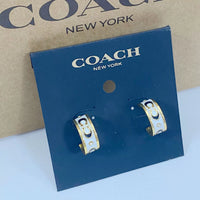 Trainer Luxe Enamel Huggie Earrings