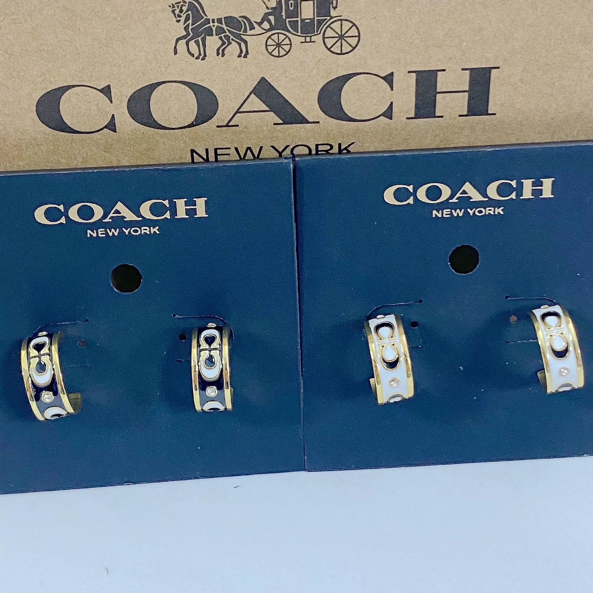 Trainer Luxe Enamel Huggie Earrings