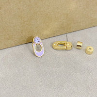Trainer Luxe Enamel Stud Earrings