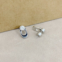 Trainer Luxe Enamel Stud Earrings