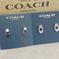 Trainer Luxe Enamel Stud Earrings