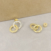 Trainer Luxe Eternity Interlocking Earrings
