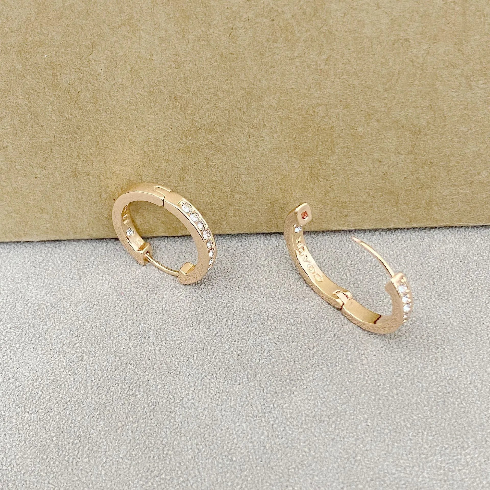 Trainer Luxe Celestial Pave Hoop Earrings