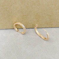 Trainer Luxe Celestial Pave Hoop Earrings