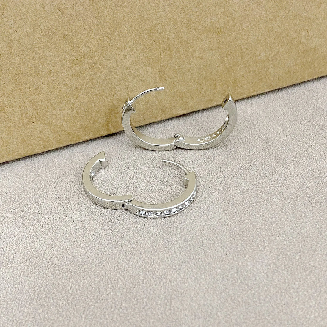 Trainer Luxe Celestial Pave Hoop Earrings