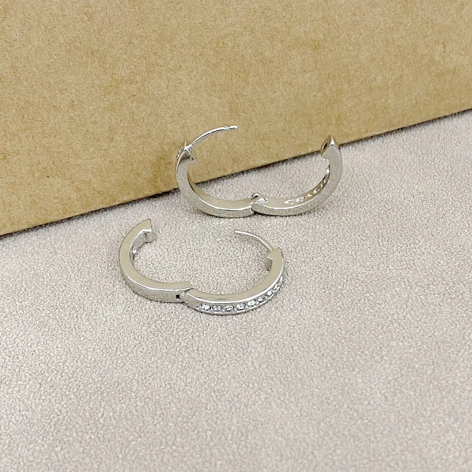 Trainer Luxe Celestial Pave Hoop Earrings