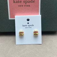 KS Luxe Hamburger Stud Earrings