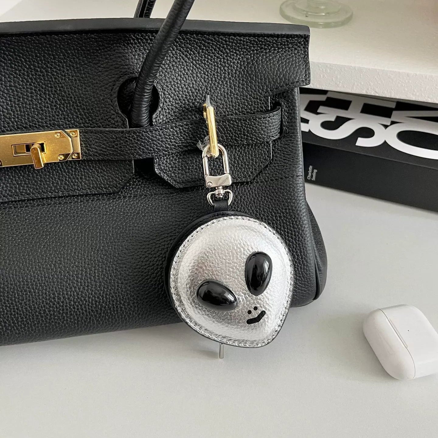 Extraterrestrial Chic Leather Coin Pouch