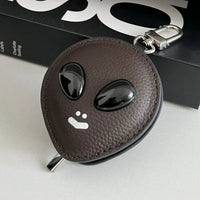 Extraterrestrial Chic Leather Coin Pouch