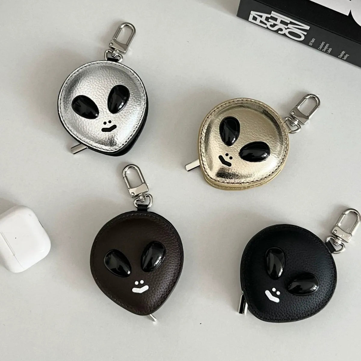 Extraterrestrial Chic Leather Coin Pouch