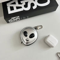 Extraterrestrial Chic Leather Coin Pouch