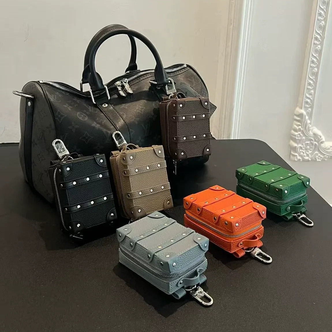 Vintage Voyage Mini Trunk Coin Pouch