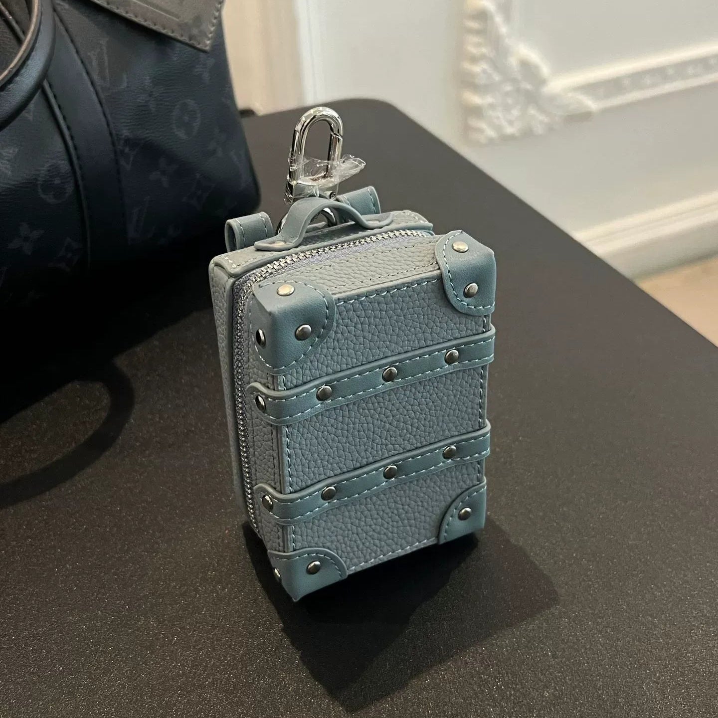 Vintage Voyage Mini Trunk Coin Pouch
