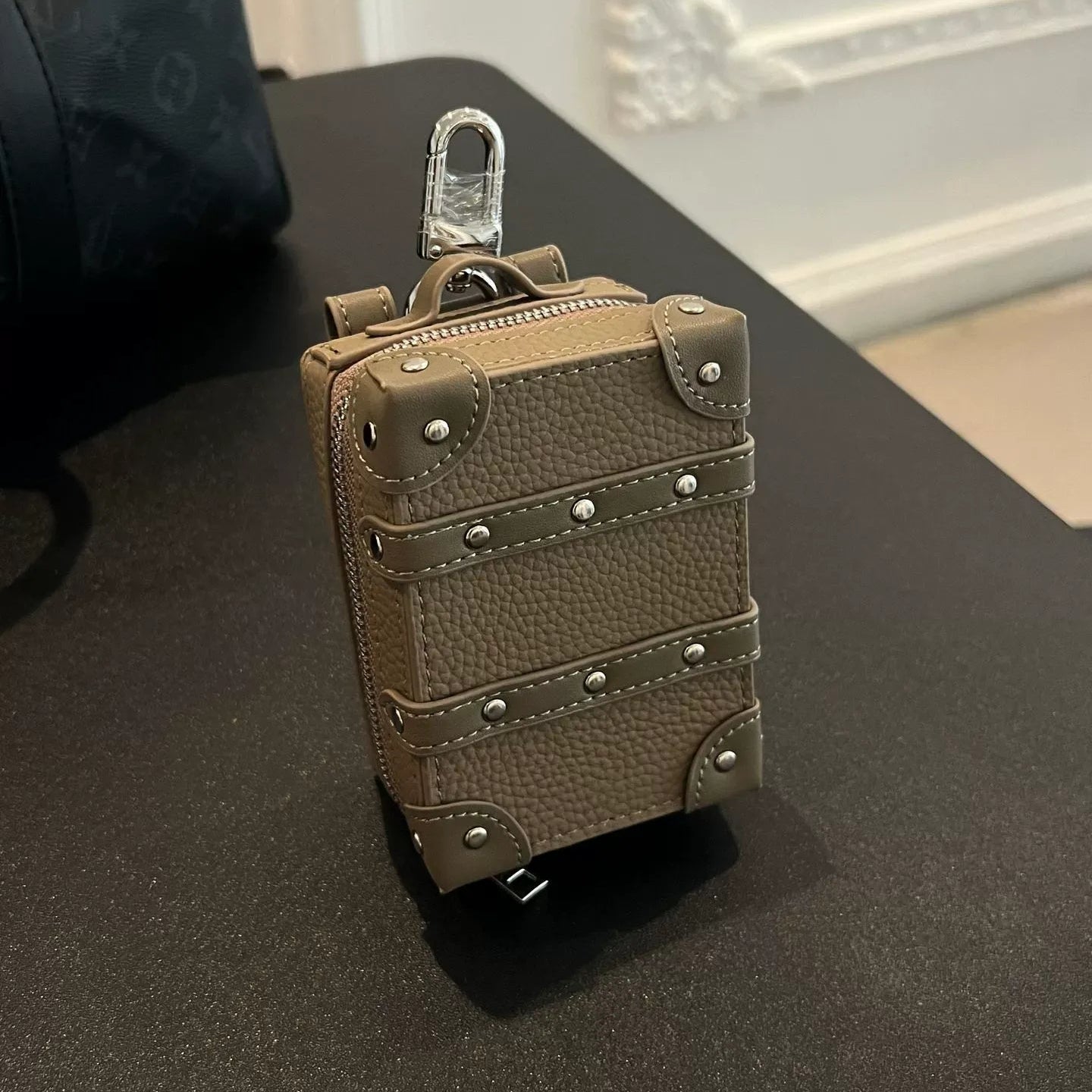 Vintage Voyage Mini Trunk Coin Pouch