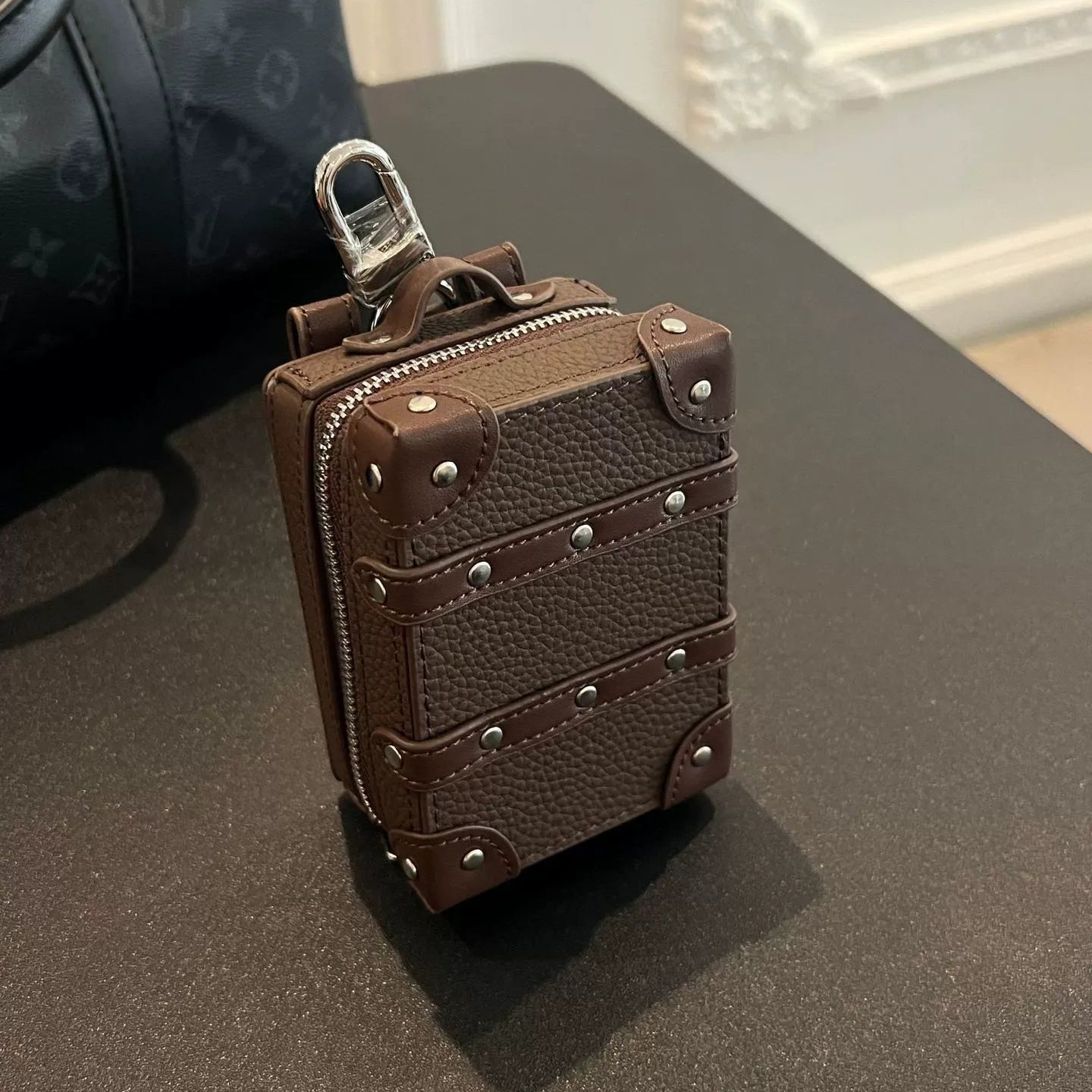 Vintage Voyage Mini Trunk Coin Pouch