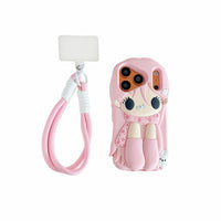 Harajuku Winter Chibi Doll Silicone Phone Case (For iPhone)