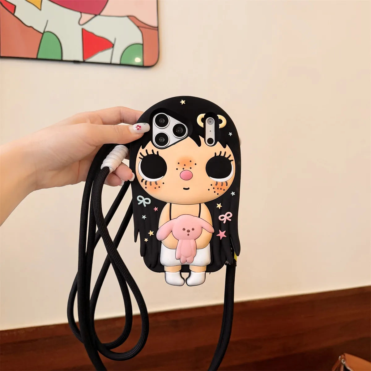Midnight Pop Art Bestie Sling Case (For iPhone)