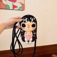 Midnight Pop Art Bestie Sling Case (For iPhone)
