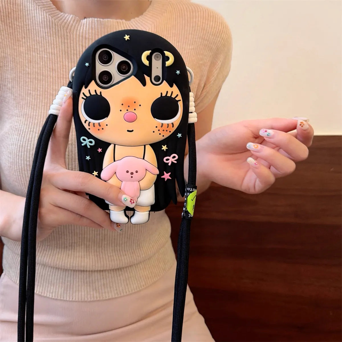 Midnight Pop Art Bestie Sling Case (For iPhone)