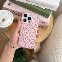 Pastel Gyaru Leopard Kitty Case (For iPhone)