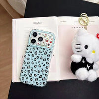 Pastel Gyaru Leopard Kitty Case (For iPhone)