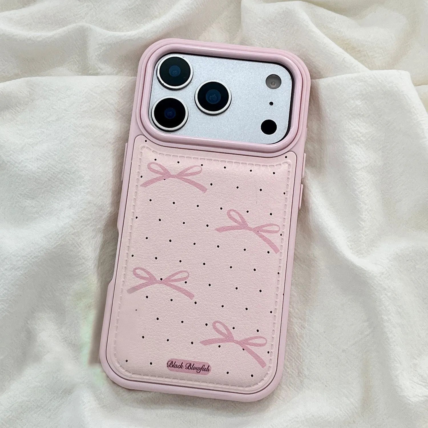 Premium Coquette Soft Leather Case (For iPhone)