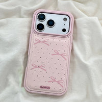 Premium Coquette Soft Leather Case (For iPhone)