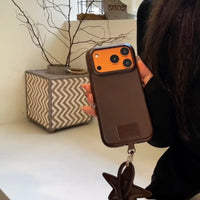 Stellar Knot Premium Leather Charm Case (For iPhone)