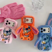 DZNY Stitch Duck Hug Phone Case (For iPhone)