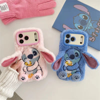 DZNY Stitch Duck Hug Phone Case (For iPhone)
