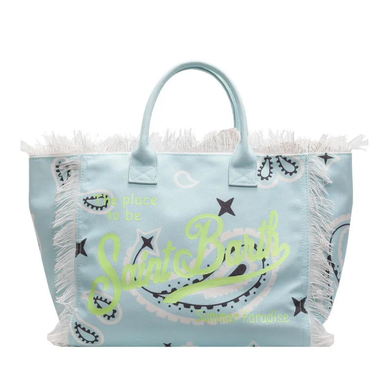Saint Barth Summer Paradise Tote Bag