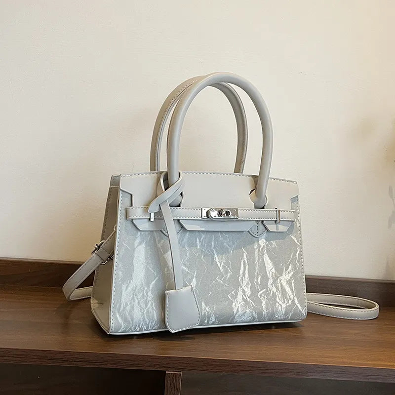 Hermaire Luxe Crinkled Heritage Satchel